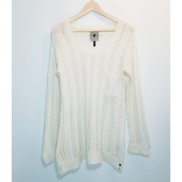 One Teaspoon Mohair Cream Sweater - Size S/M - Picture 3 of 3